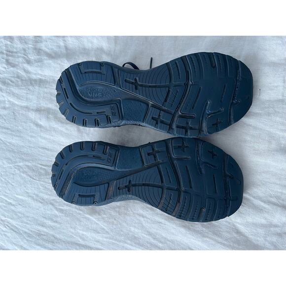 Brooks Men’s Adrenaline GTS 22 running shoes sneakers peacoat / grey / sunflower - Picture 8 of 10